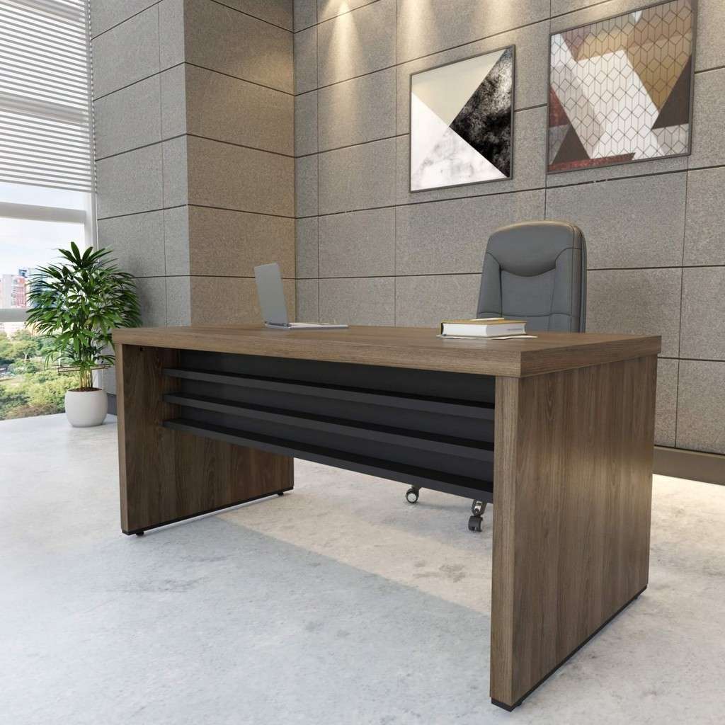 Mesa Escritório Executivo 1,6m: Elegância e Produtividade