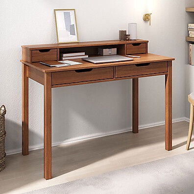Mesa Escritório Retrô: Compacta e Funcional