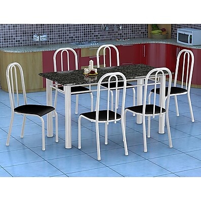 Mesa Granada com 6 Cadeiras: Elegância para sua Casa