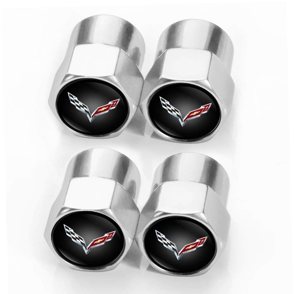 Tampas de Válvula de Pneu em Metal para Corvette: Estilo e Proteção Premium