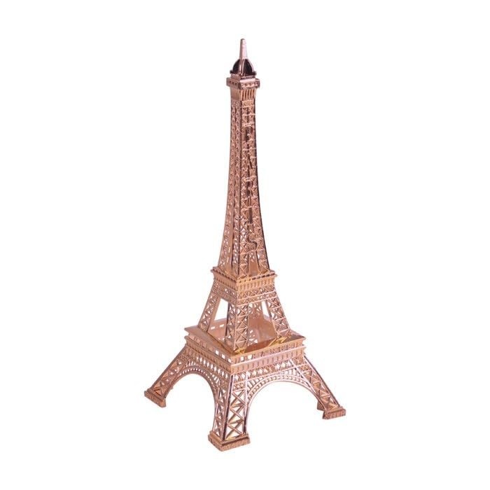 Torre Eiffel Decorativa Metálica 25cm – Charme Francês para Qualquer Ambiente