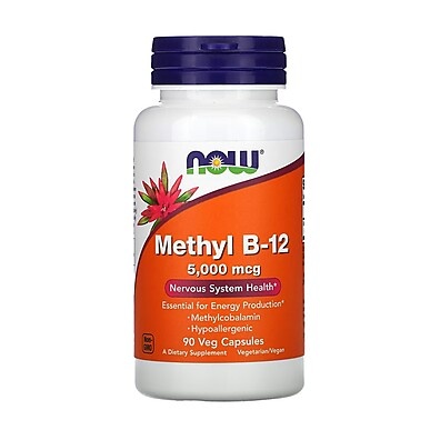Metil B-12 5.000mcg Now Foods: Energia e Foco!