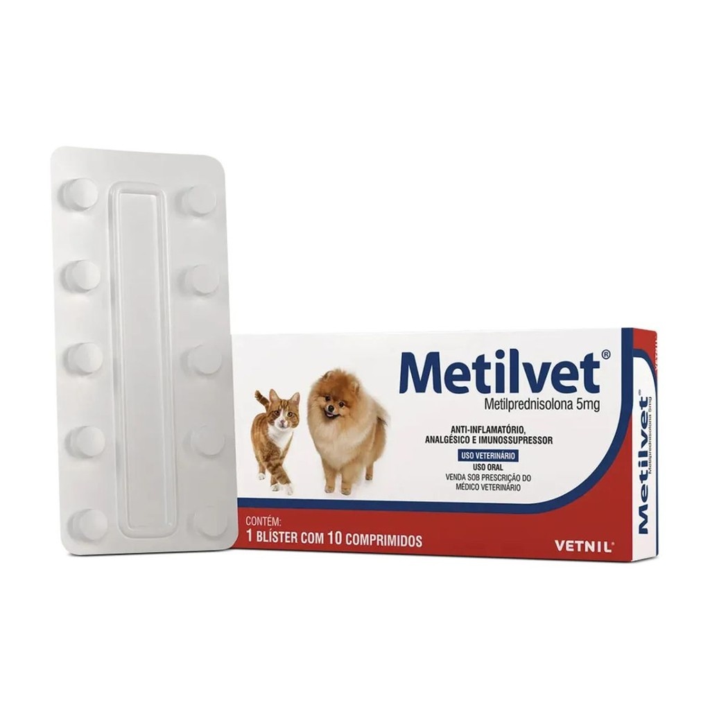 Metilvet 5mg: Alívio Rápido para Pets