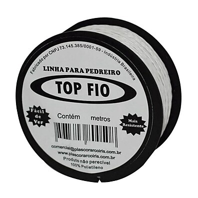 Linha para Pedreiro 1 Fio Top Fio 50m – Precisão em Cada Metro
