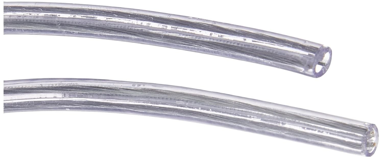 Cabo PP DNI PP205ACSNE5 Cristal 2x0.5mm² com Alma de Aço - 5 Metros