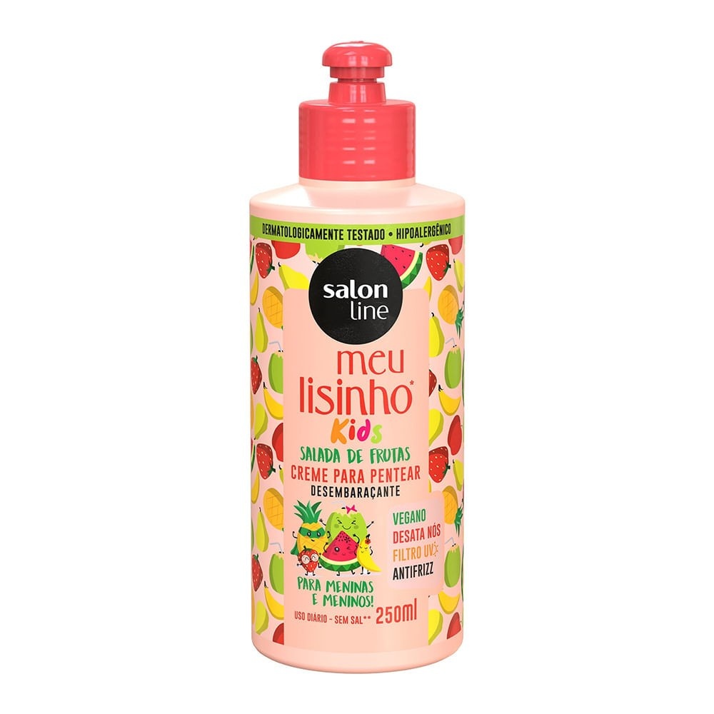 Meu Lisinho Kids: Creme de Pentear Salada de Frutas