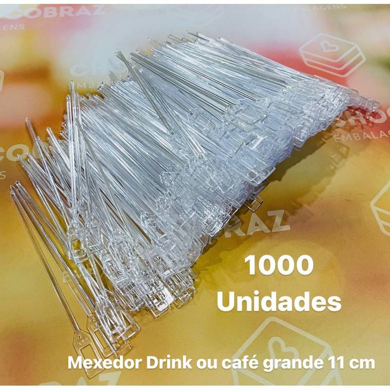 Mexedores de Drink e Café: 1000 Unidades