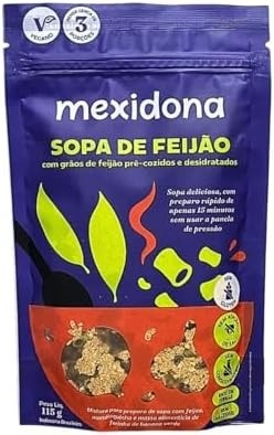 Sopa de Feijão 115g - Mexidona