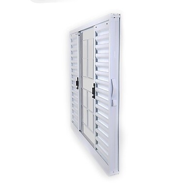 Janela Veneziana de Aço 100x100cm: Durabilidade MGM