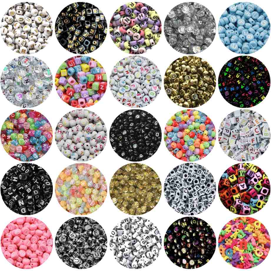 Miçangas Alfabeto: 1000 Letrinhas Coloridas!