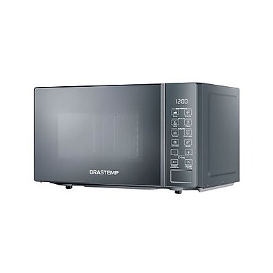 Micro-ondas Brastemp 20L: Potência e Design Inox para sua Cozinha