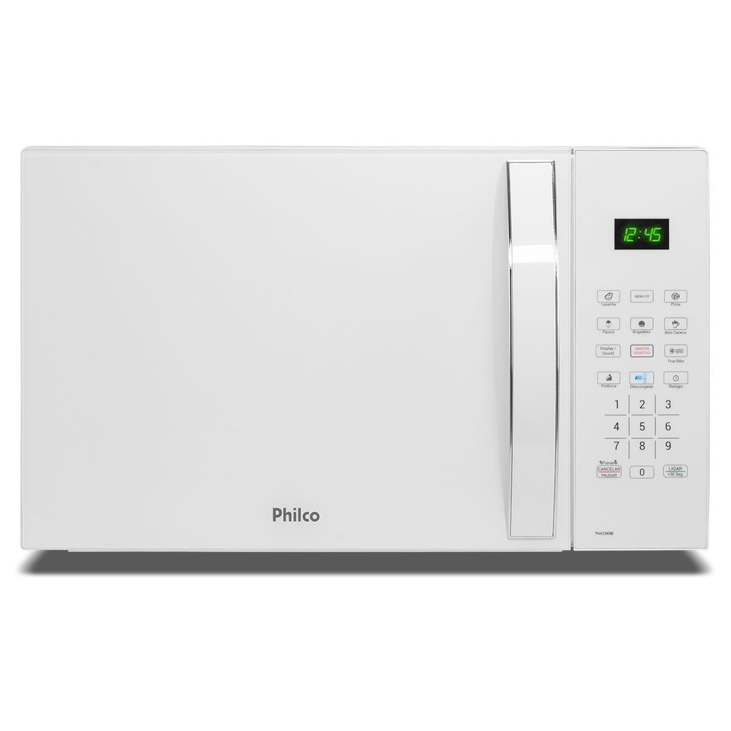 Micro-ondas Philco 34L: Limpa Fácil e Sem Odor!