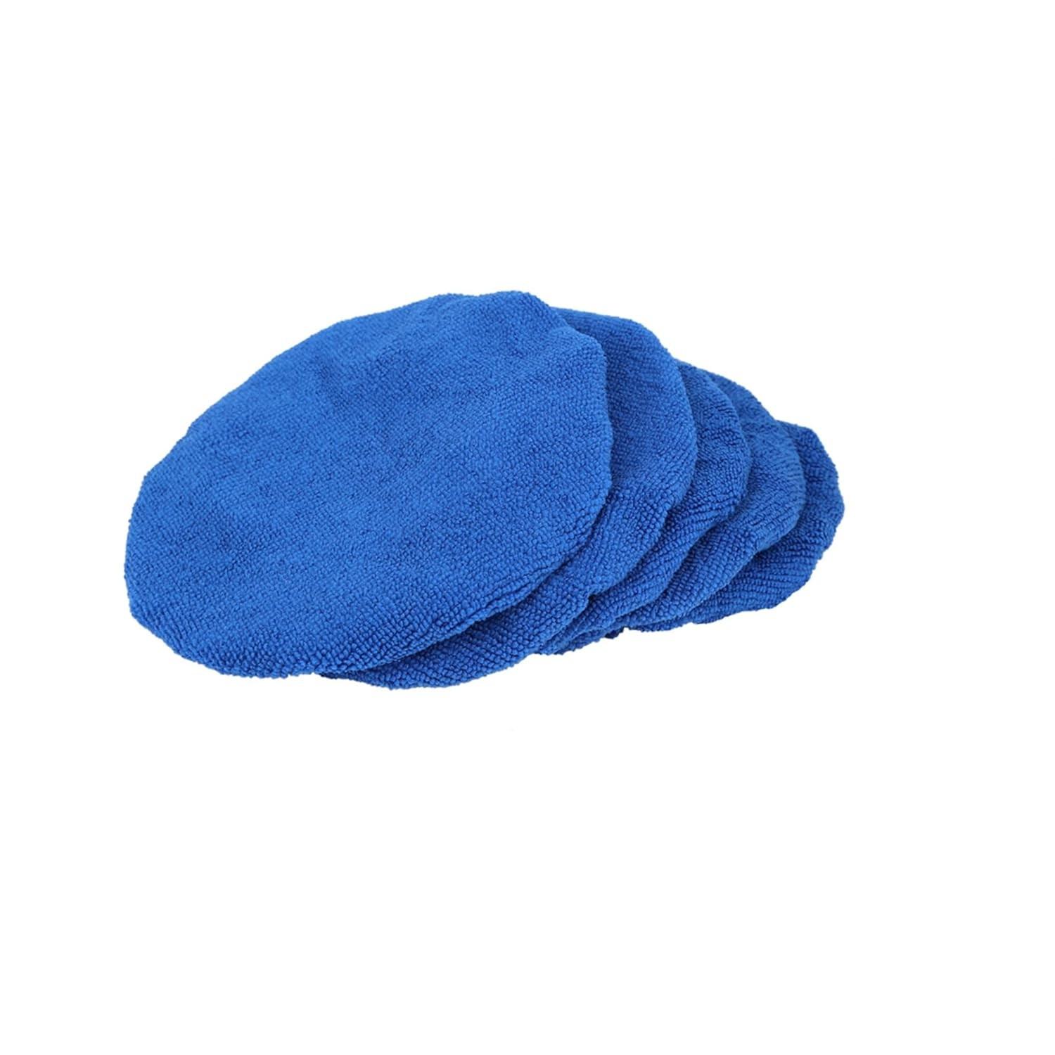 Capa de Almofada de Polimento para Carro - 5 Peças Microfibra Macia 17-20 cm