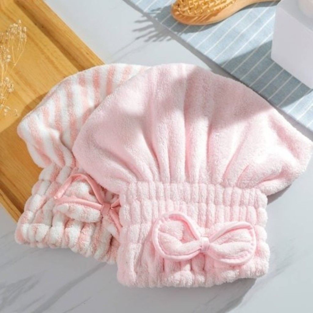 Touca Mágica para Secar Cabelo - 5 PCS Microfibra