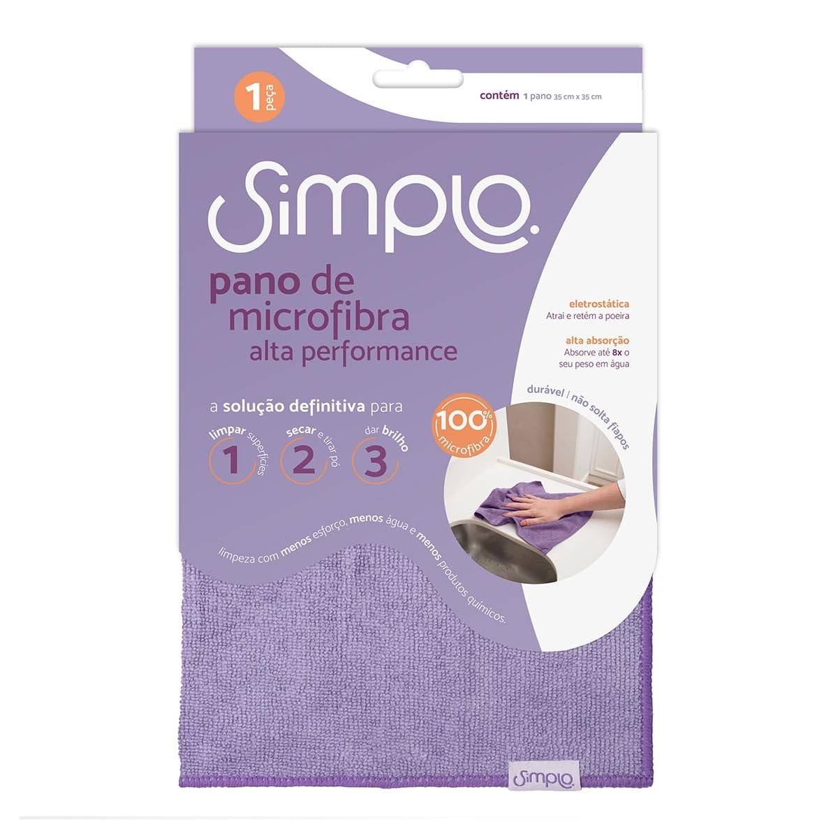 Pano de Microfibra Alta Performance - Limpeza Profissional sem Esforço