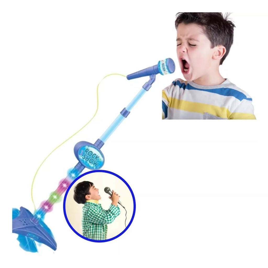 Microfone Infantil: Cante e Brilhe como Estrela! ✨