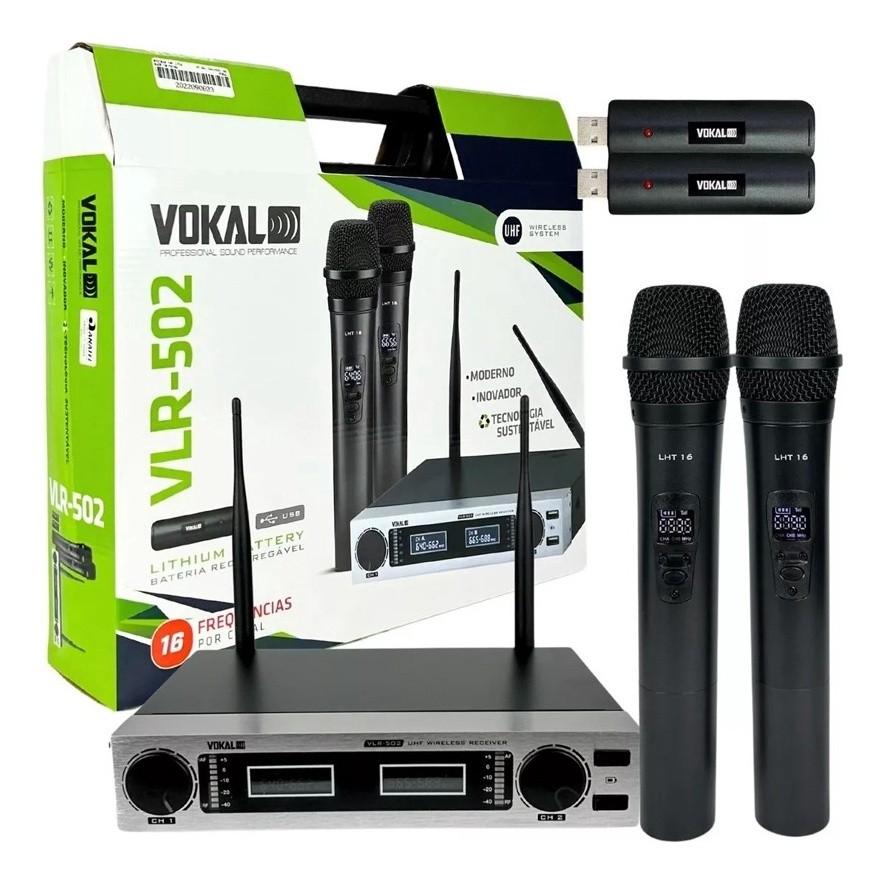 Microfone Sem Fio Vokal VLR-502: Liberdade e Qualidade!