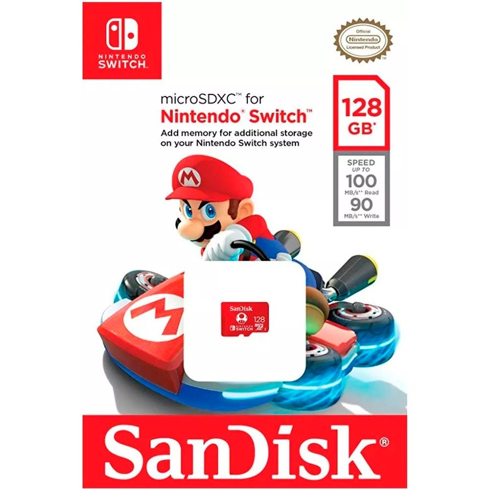 MicroSD 128GB Nintendo Switch: Turbine Seus Jogos!
