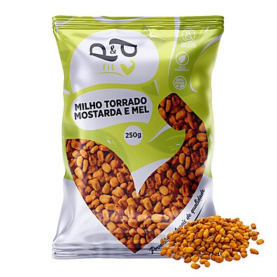 Milho Torrado Crocante: Mel & Mostarda 250g