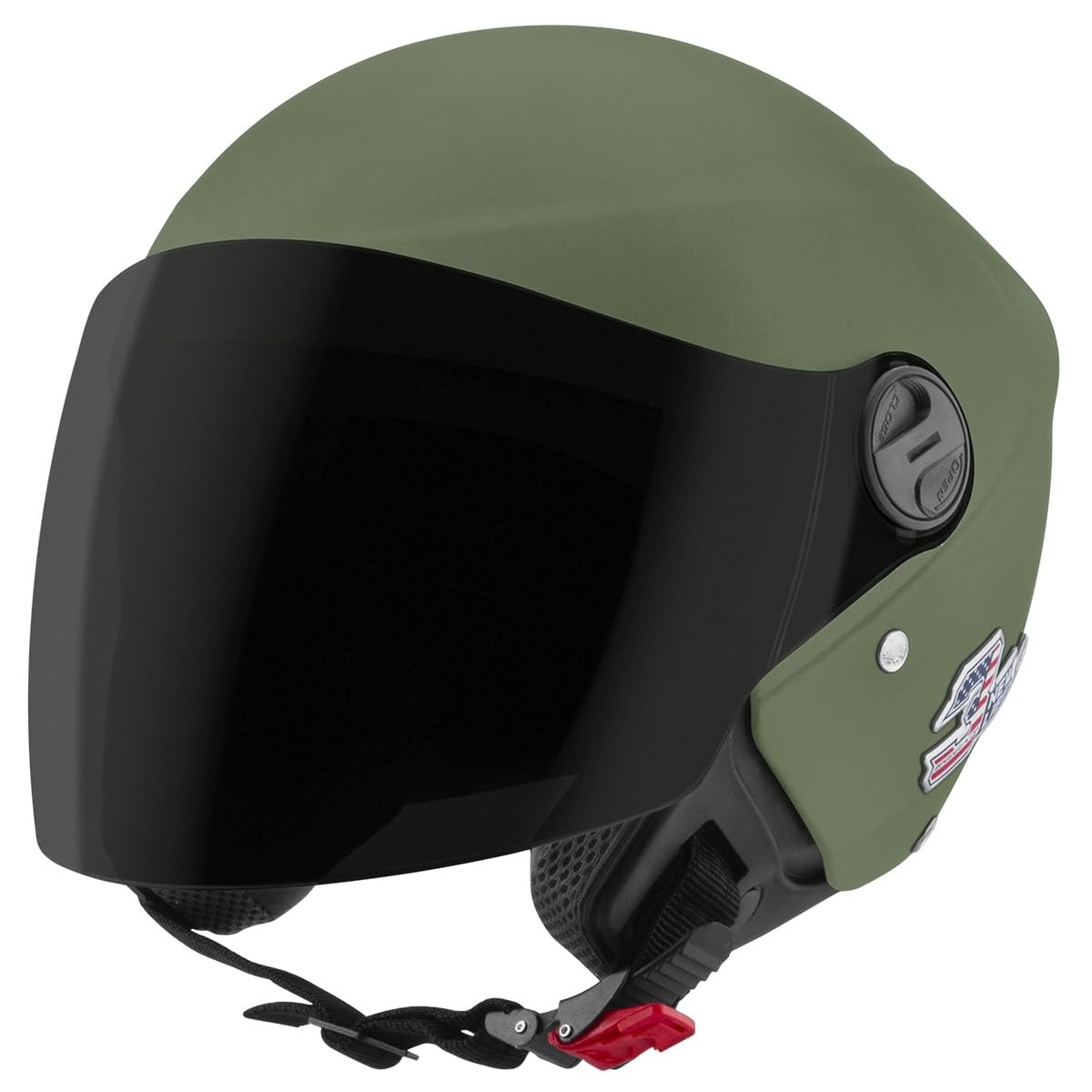 Capacete Aberto Pro Tork New Liberty 3 Elite Fosco Verde Militar - Segurança e Estilo