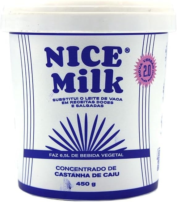 Leite Vegetal Concentrado de Castanha de Caju Nice Milk 450g