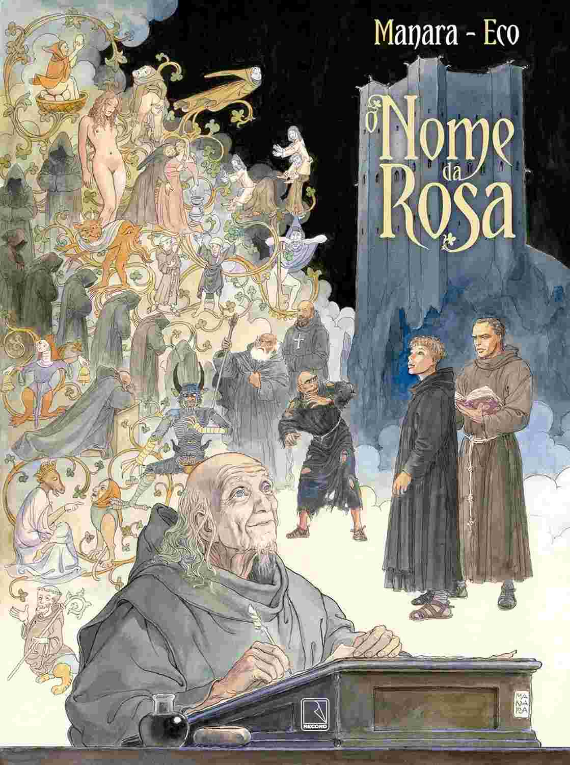 milo-de-eco-manara-1-a-graphic-em-o-novel-prima-rosa-quadrinhos-obra-umberto-nome-da-a-vol-por-a