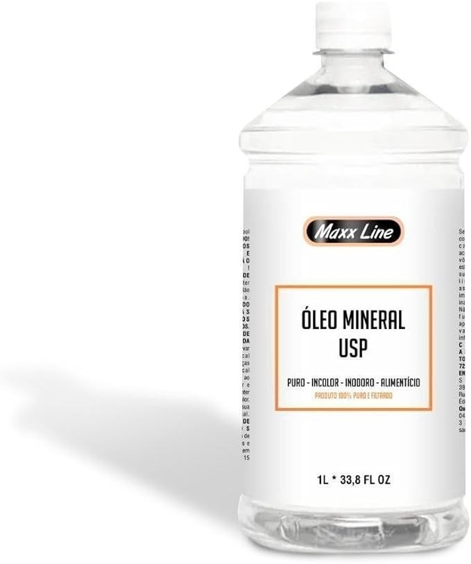 Óleo Mineral 1 Litro Usp Puro Hidratar Madeira Tabua Carne