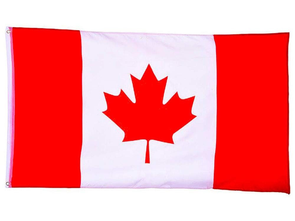 Bandeira do Canadá 145cm x 90cm Dupla Face - Alta Qualidade pela Minha Bandeira