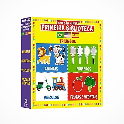 Minha Primeira Biblioteca: 4 Livros Trilíngues