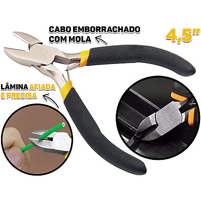 Mini Alicate Fertak: Corte Preciso e Anatômico