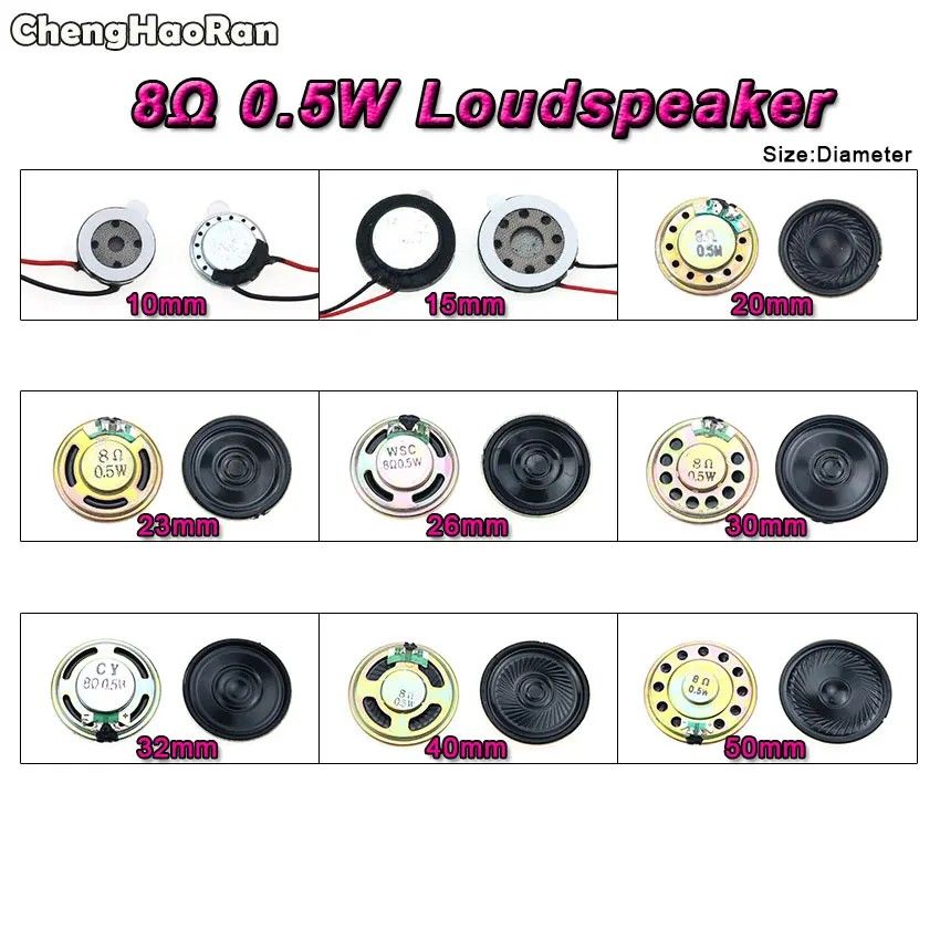 Mini Alto-Falante 0.5W: Som Potente e Compacto!