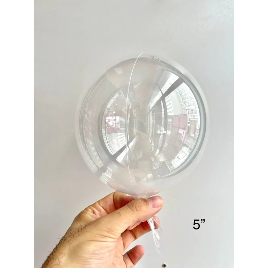 Mini Balão Bubble 5" para Decoração de Bolos