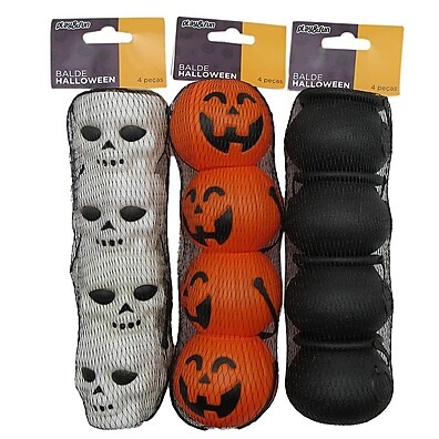 Mini Balde Halloween: 4 Unidades Divertidas!