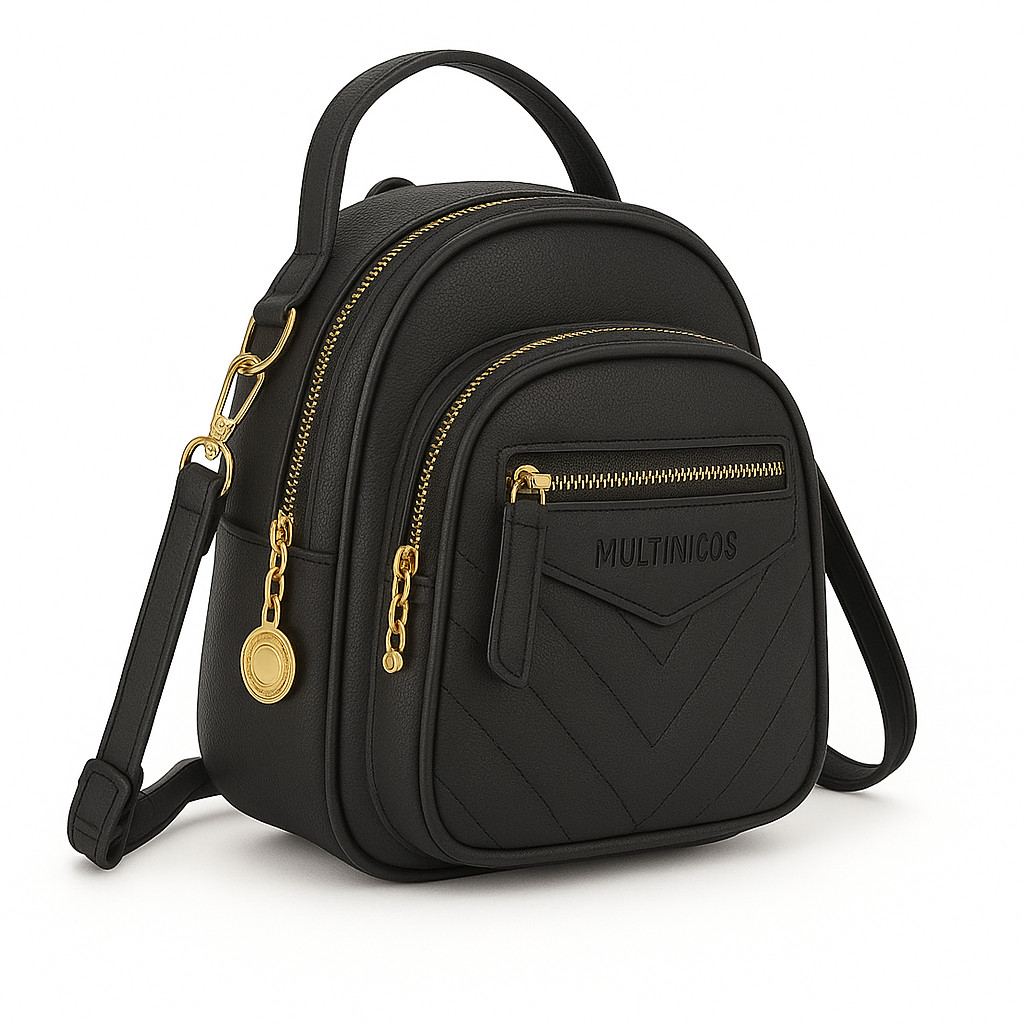 Mini Bolsa Mochila: Estilo e Versatilidade 2 em 1!