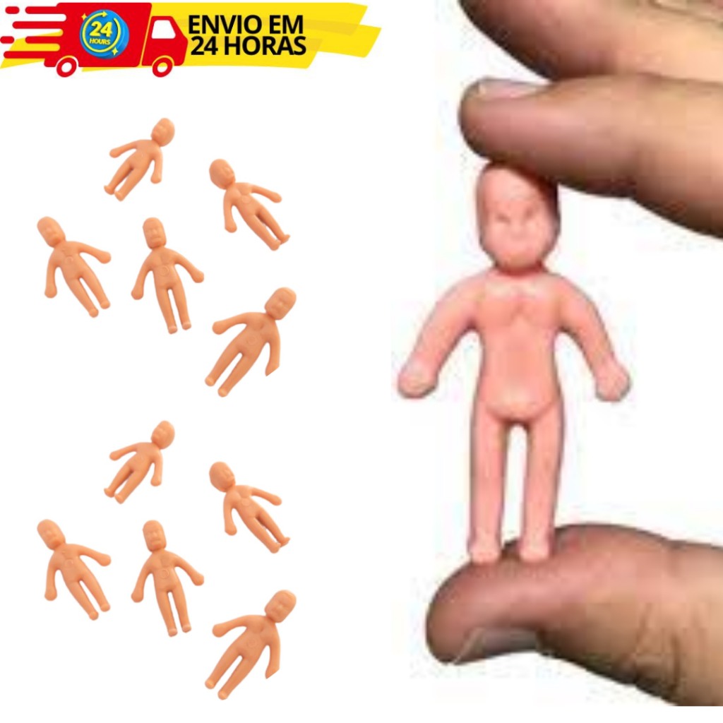 Mini Bonecas Peladas: 10 Unidades para Maquetes e Festas!