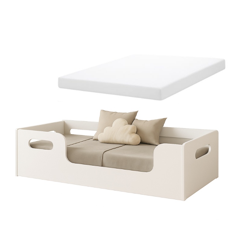 Mini Cama Infantil Montessoriana com Colchão D18: Conforto e Segurança