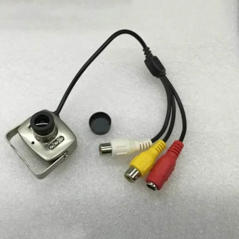 Mini Câmera 600TVL: Visão Noturna e 120°