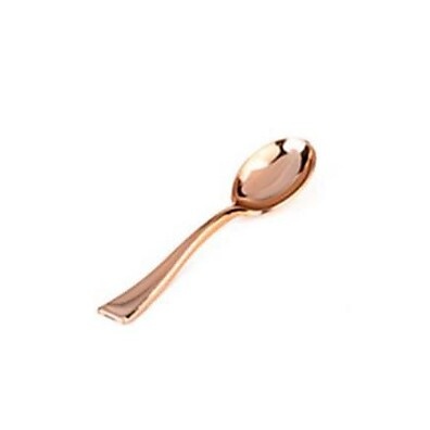 Mini Colher Premium Rose – Elegância em Cada Serviço