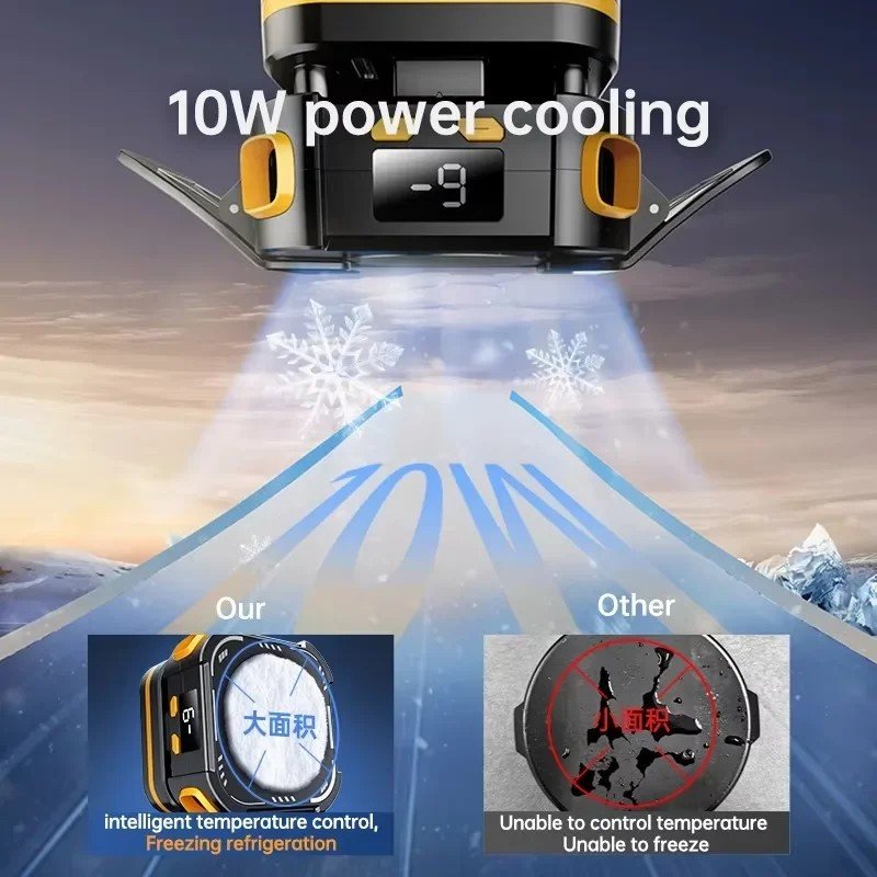Mini Cooler Celular Magnético: Resfria e Carrega!