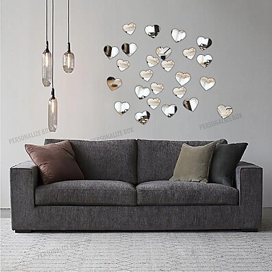Mini Corações Espelhados: Decore com Leveza!