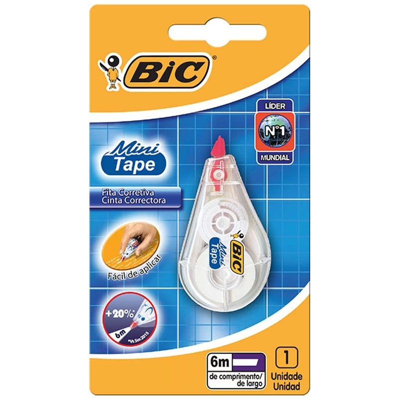 Mini Corretivo Bic: Correções Rápidas e Precisas!