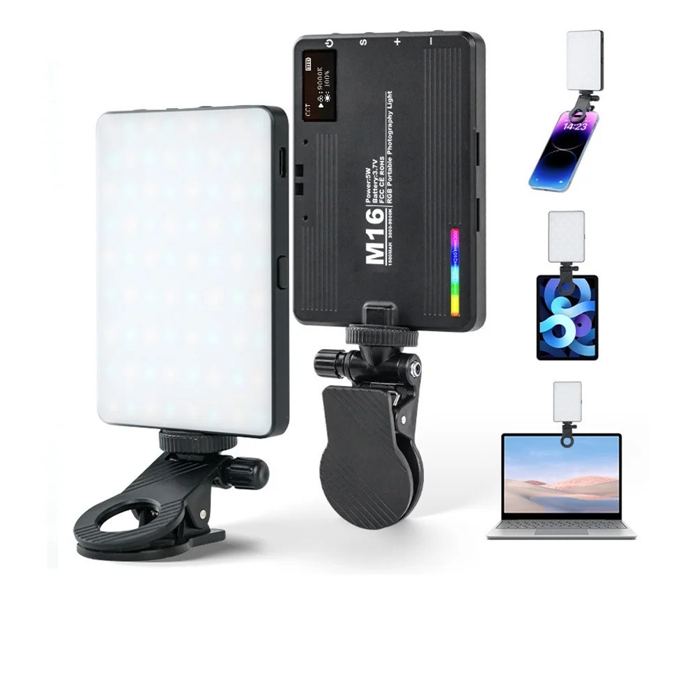 Mini Flash RGB: Iluminação Pro para Celular
