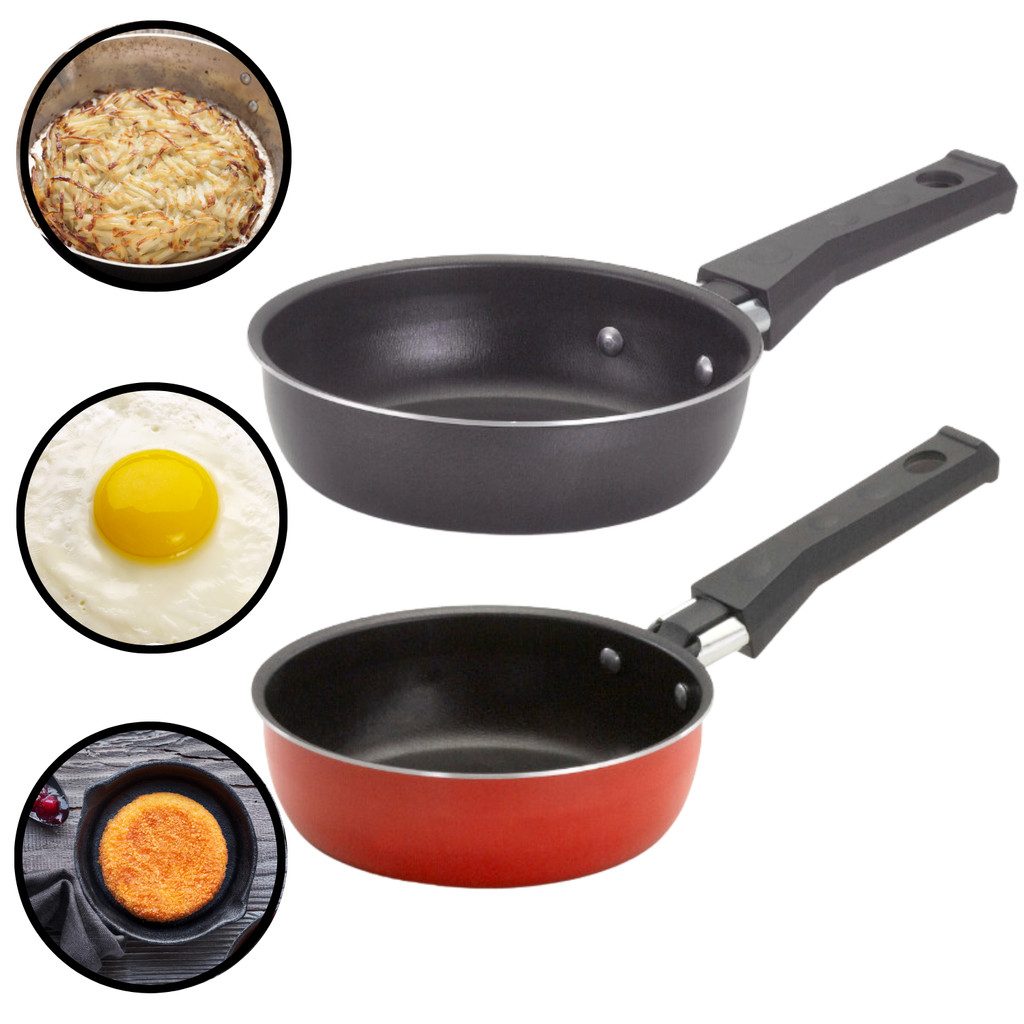 Mini Frigideira Teflon 12cm: Café da Manhã Perfeito!