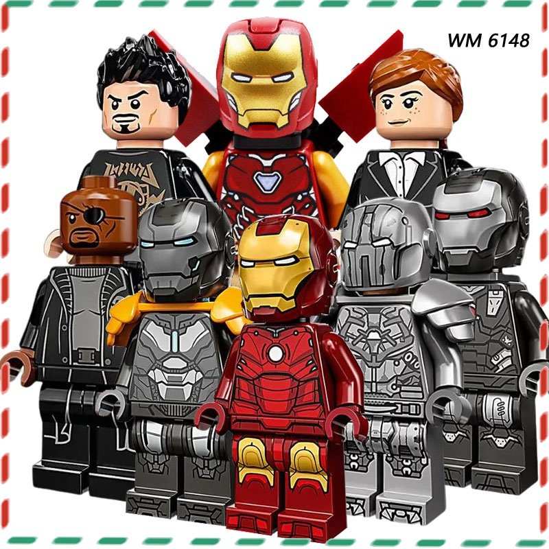Mini Iron Man: Blocos de Montar Divertidos!
