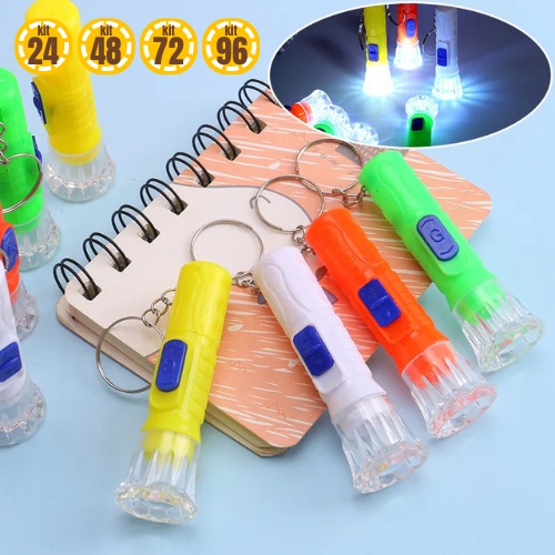 Mini Lanterna LED: Kit 24 Unidades Baratas!
