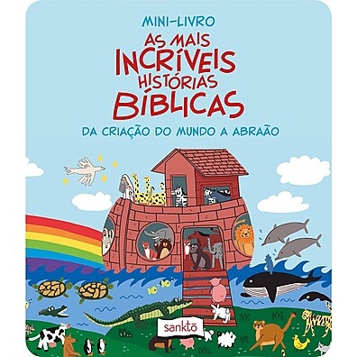 Mini-livro com as Mais Incríveis Histórias Bíblicas para Crianças