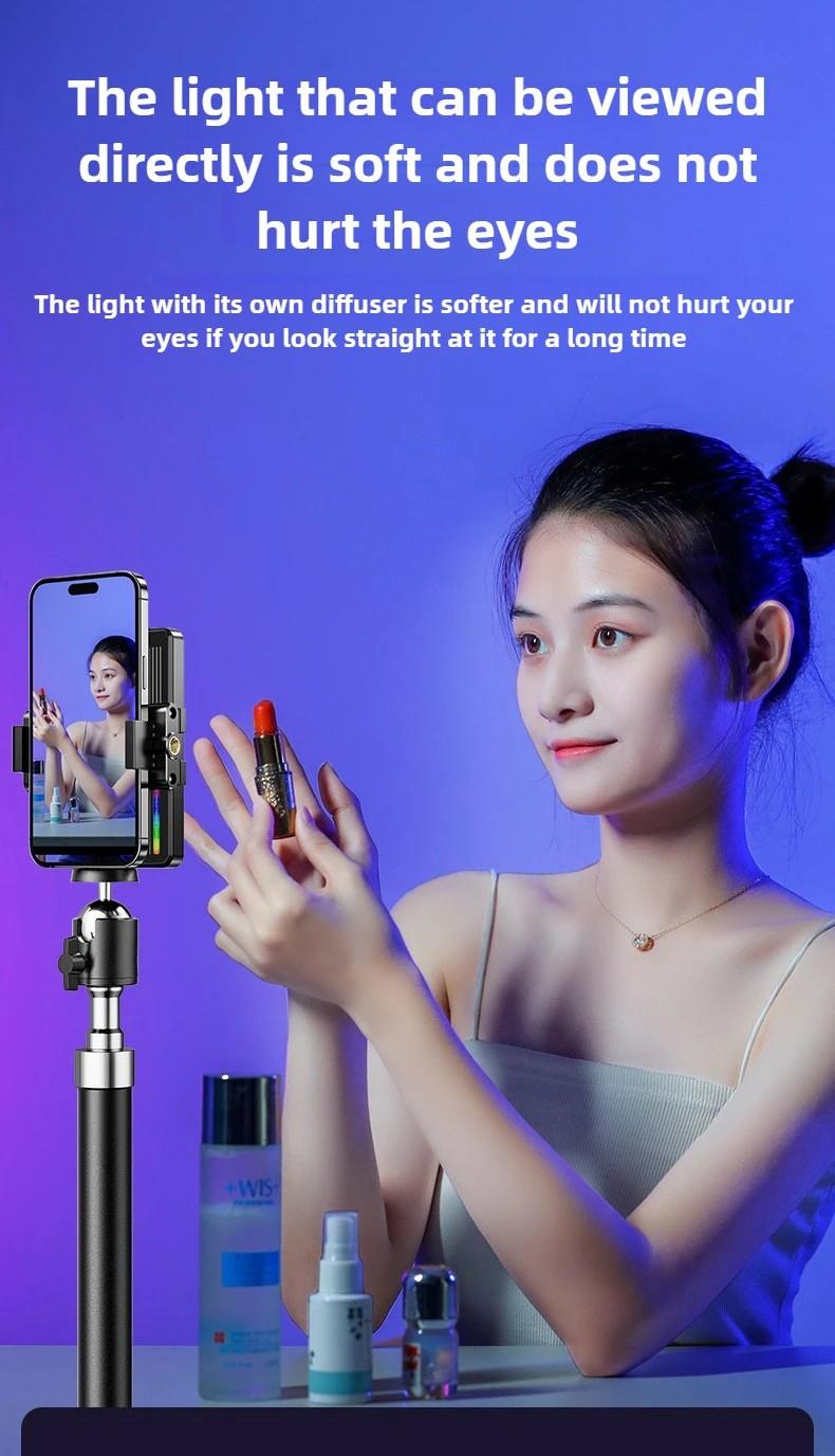 Mini Luz LED Portátil: Selfie & Vídeos