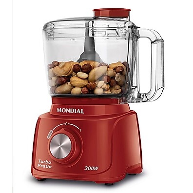 Mini Processador Turbo Pratic Mondial MP-16-R: Potência e Versatilidade em Um Só!