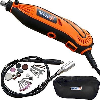 Mini Retífica 180W: Kit Completo com 38 Peças