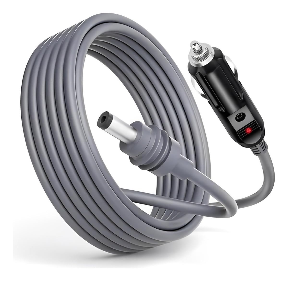 Cabo Fonte Carregador Veicular 12V/24V ATHENIX para Starlink Mini - 5m | Energia Confiável em Movimento